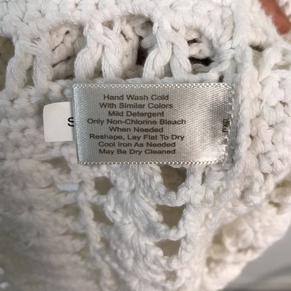 Boston Proper Stitch Jewel Crystal Button Cardigan - Picture 6 of 7